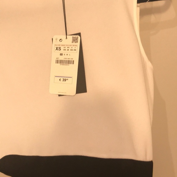 Zara two tone sleeveless top xs - Picture 5 of 6